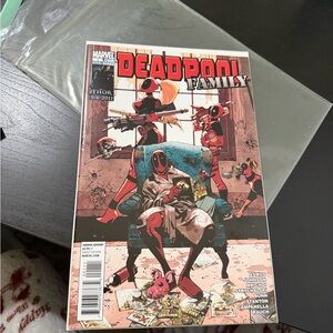 Marvel Deadpool Family Comic with Red and Black Cover